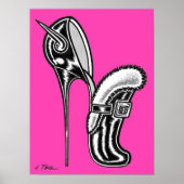 Vana DeVinyl™/Fun-Fur Trimmed, Spike Heel ポスター (正面)