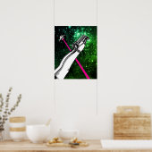 Vana DeVinyl™/High Heels in Space ポスター (キッチン)