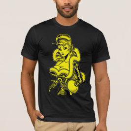 Vana DeVinyl™/PVCとおもしろいファーTシャツ Tシャツ