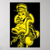 Vana DeVinyl™/PVC and Fun Fur Poster ポスター (正面)