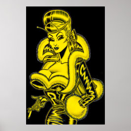 Vana DeVinyl™/PVC and Fun Fur Poster ポスター