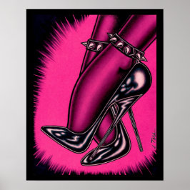 Vana DeVinyl™/Spike Heels Poster ポスター