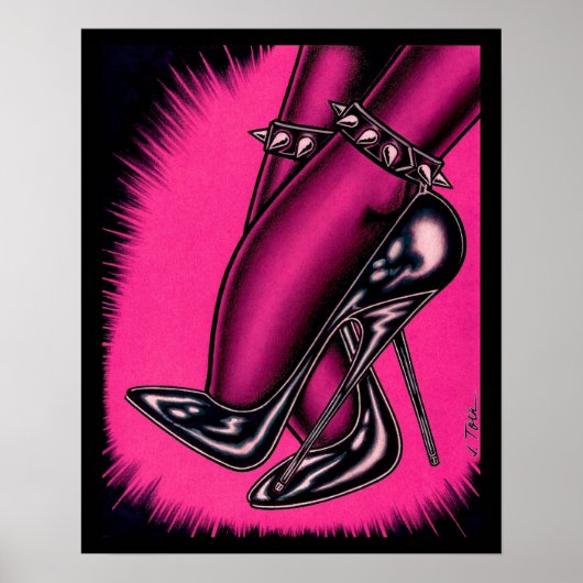 Vana DeVinyl™/Spike Heels Poster ポスター (正面)