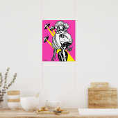 Vana DeVinyl™/UFO's and Glamour Poster ポスター (キッチン)