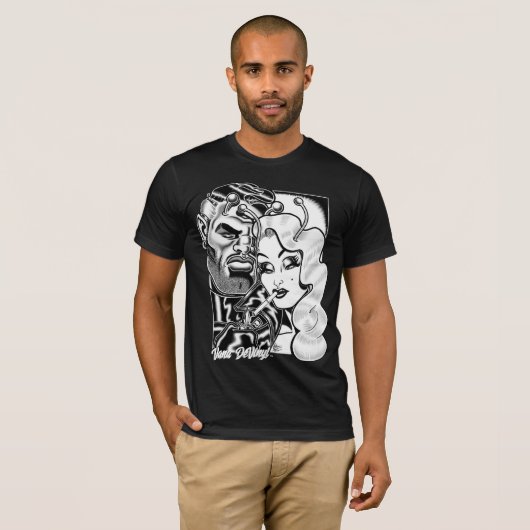 Vana DeVinyl™/VanaとRocco Tシャツ (正面フル)