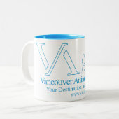 Vanas 2の調子のコーヒー・マグ ツートーンマグカップ (正面左)