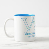 Vanas 2の調子のコーヒー・マグ ツートーンマグカップ (左)