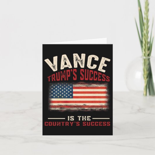 Vance – 大統領トランプスサクセスはCountrys カード (正面)