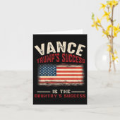 Vance – 大統領トランプスサクセスはCountrys カード (黄色い花)