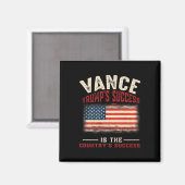 Vance – 大統領トランプスサクセスはCountrys マグネット (正面/裏面)