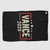 Vance 2028大統領選挙キャンペーン米国国旗 ゴルフタオル (横)