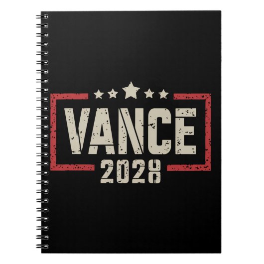 Vance 2028大統領選挙キャンペーン米国国旗 ノートブック (正面)