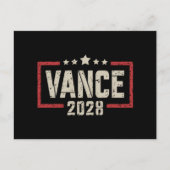 Vance 2028大統領選挙キャンペーン米国国旗 ポストカード (正面)