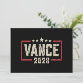 Vance 2028大統領選挙キャンペーン米国国旗 招待状 (スタンド正面)