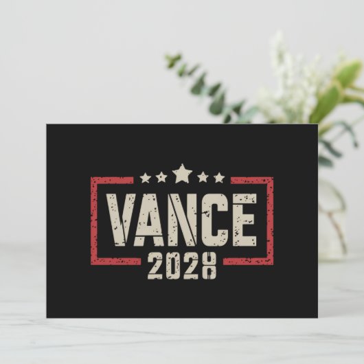 Vance 2028大統領選挙キャンペーン米国国旗 招待状 (スタンド正面)