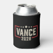 Vance 2028大統領選挙キャンペーン米国国旗 缶クーラー (缶正面)
