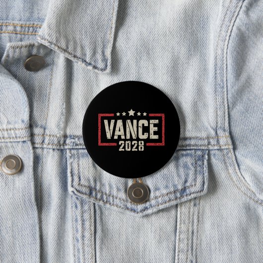 Vance 2028大統領選挙キャンペーン米国国旗 缶バッジ (インサイチュ)