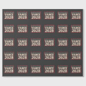 Vance 2028大統領選挙トランプ共和党用 ラッピングペーパー (フラット)
