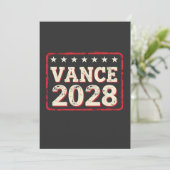 Vance 2028大統領選挙トランプ共和党用 招待状 (スタンド正面)