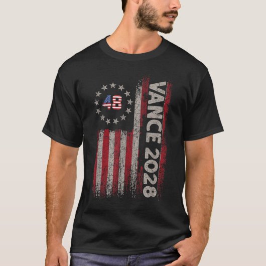Vance 2028 JD ヴァンス大統領選挙キャンペーン Tシャツ (正面)