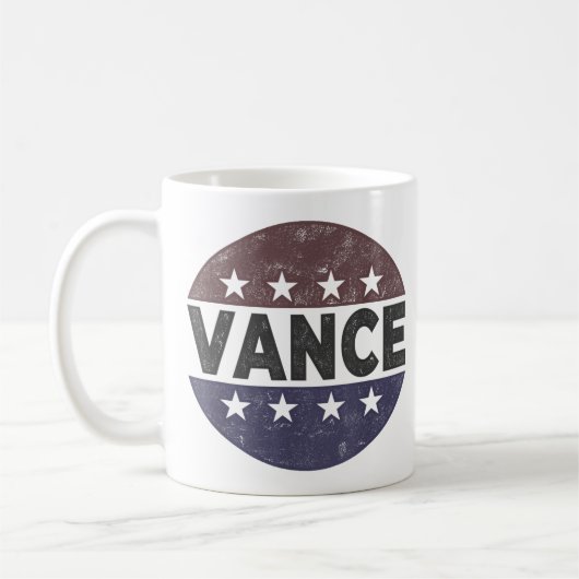 Vance 2028 JD ヴァンス大統領 2028 コーヒーマグカップ (左)