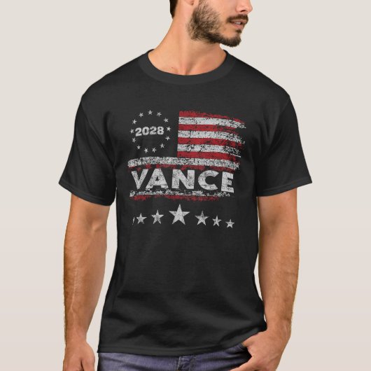 Vance 2028 JD Vance 2028 大統領選挙 Tシャツ (正面)