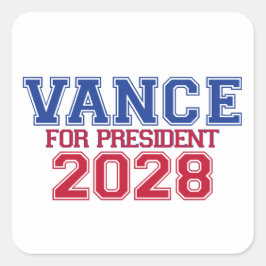 Vance for President (varsity) スクエアシール