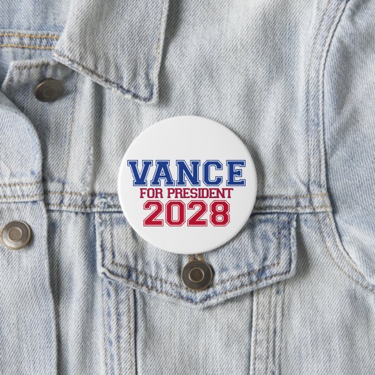 Vance for President (varsity) 缶バッジ (インサイチュ)