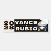 Vance Rubio 2028 バンパーステッカー (正面)