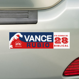 Vance Rubio 2028 バンパーステッカー
