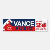 Vance Rubio 2028 バンパーステッカー (正面)