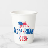 Vance Rubio 2028 (旗) 紙コップ (正面)