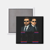 Vance Rubio 2028 J D Vance Marco Rubio社長2 マグネット (正面/裏面)