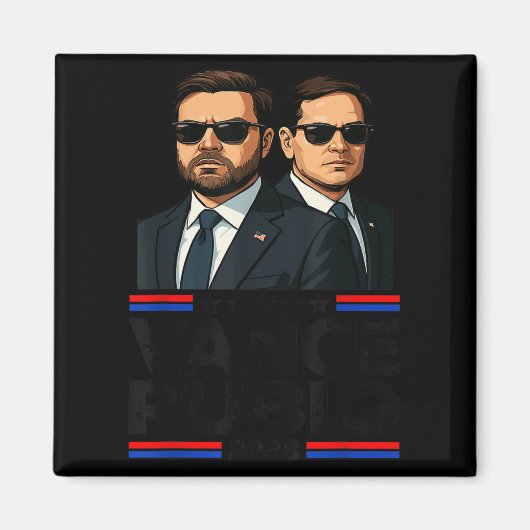 Vance Rubio 2028 J D Vance Marco Rubio社長2 マグネット (正面)