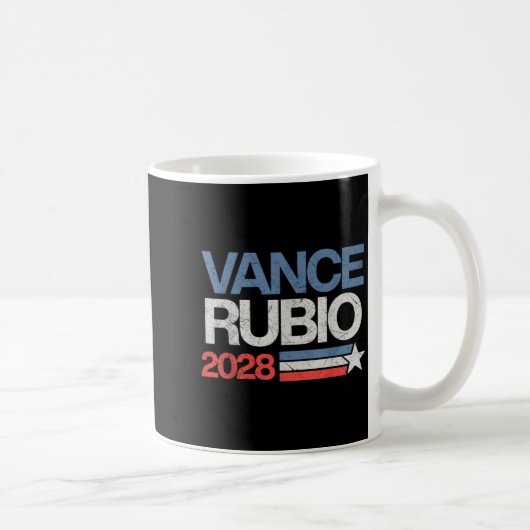 Vance Rubio 2028 President Jd Vance Marco Rubio Us コーヒーマグカップ (右)
