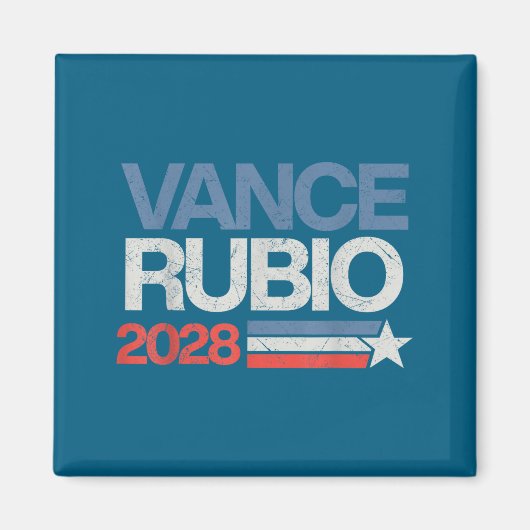 Vance Rubio 2028 President Jd Vance Marco Rubio Us マグネット (正面)