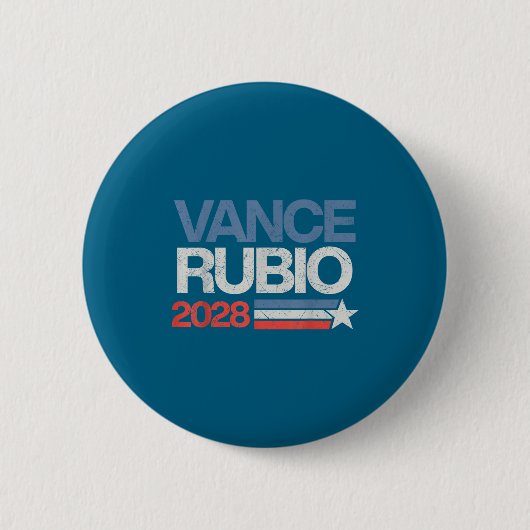 Vance Rubio 2028 President Jd Vance Marco Rubio Us 缶バッジ (正面)