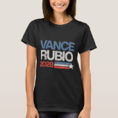 Vance Rubio 2028 President Jd Vance Marco Rubio Us Tシャツ (正面)