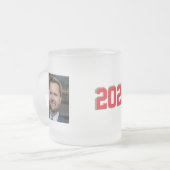 Vance/Trump 2028 Mug フロストグラスマグカップ (正面左)