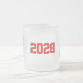 Vance/Trump 2028 Mug フロストグラスマグカップ (中央)