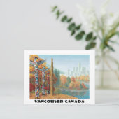 Vancouver Art Postcard Vancouver Totem Pole Cards ポストカード (スタンド正面)