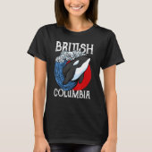 Vancouver British Columbia Orca Whale Tシャツ (正面)