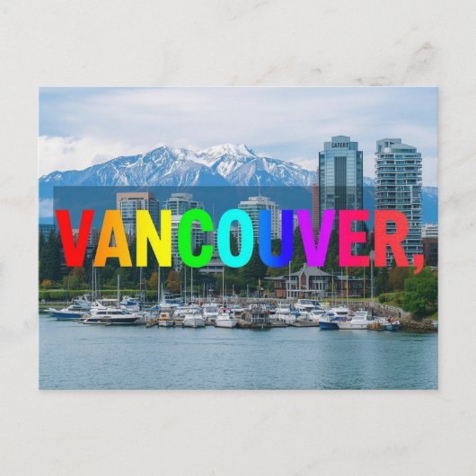 Vancouver canada ポストカード (正面)