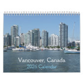 Vancouver, Canada 2026 Calendar カレンダー (カバー)
