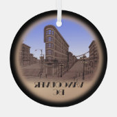 Vancouver Canada Souvenir Ornament Keepsake ガラスオーナメント (裏面)