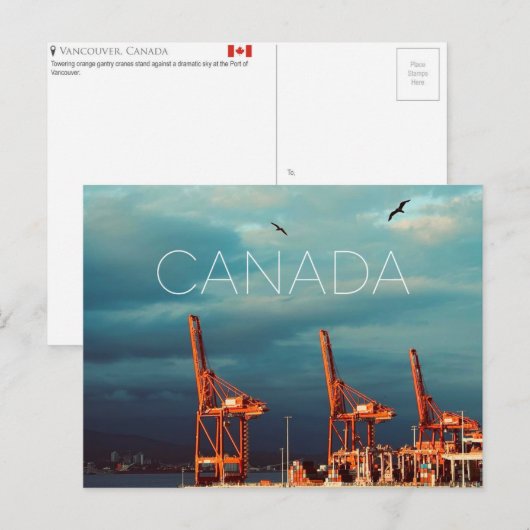 Vancouver, Canada Travel Postcard ポストカード (正面/裏面)