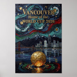 Vancouver elegant art wall for your home ポスター
