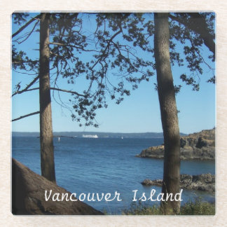 Vancouver Island ガラスコースター