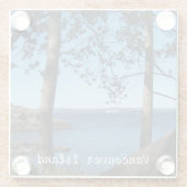 Vancouver Island ガラスコースター (裏面)