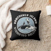 Vancouver Island BC Canada Orca Whales Adventure K クッション (ブランケット)